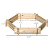 Hexagon Wooden Garden Bed