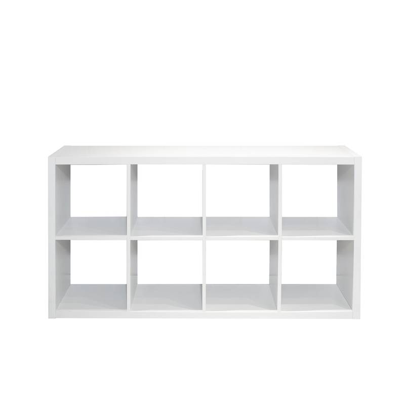 Modern White Cube Organizer: Stylish Storage for Home & Office