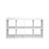 Modern White Cube Organizer: Stylish Storage for Home & Office