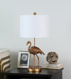 Gold Flamingo Table Lamp