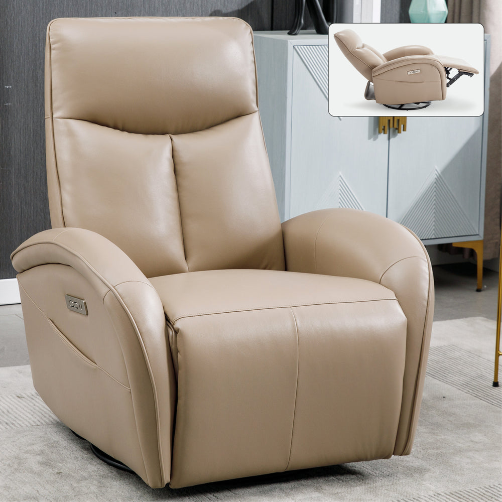 Ultimate Comfort Swivel Recliner with USB Ports