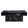 Chic Black Patterned Coffee Table