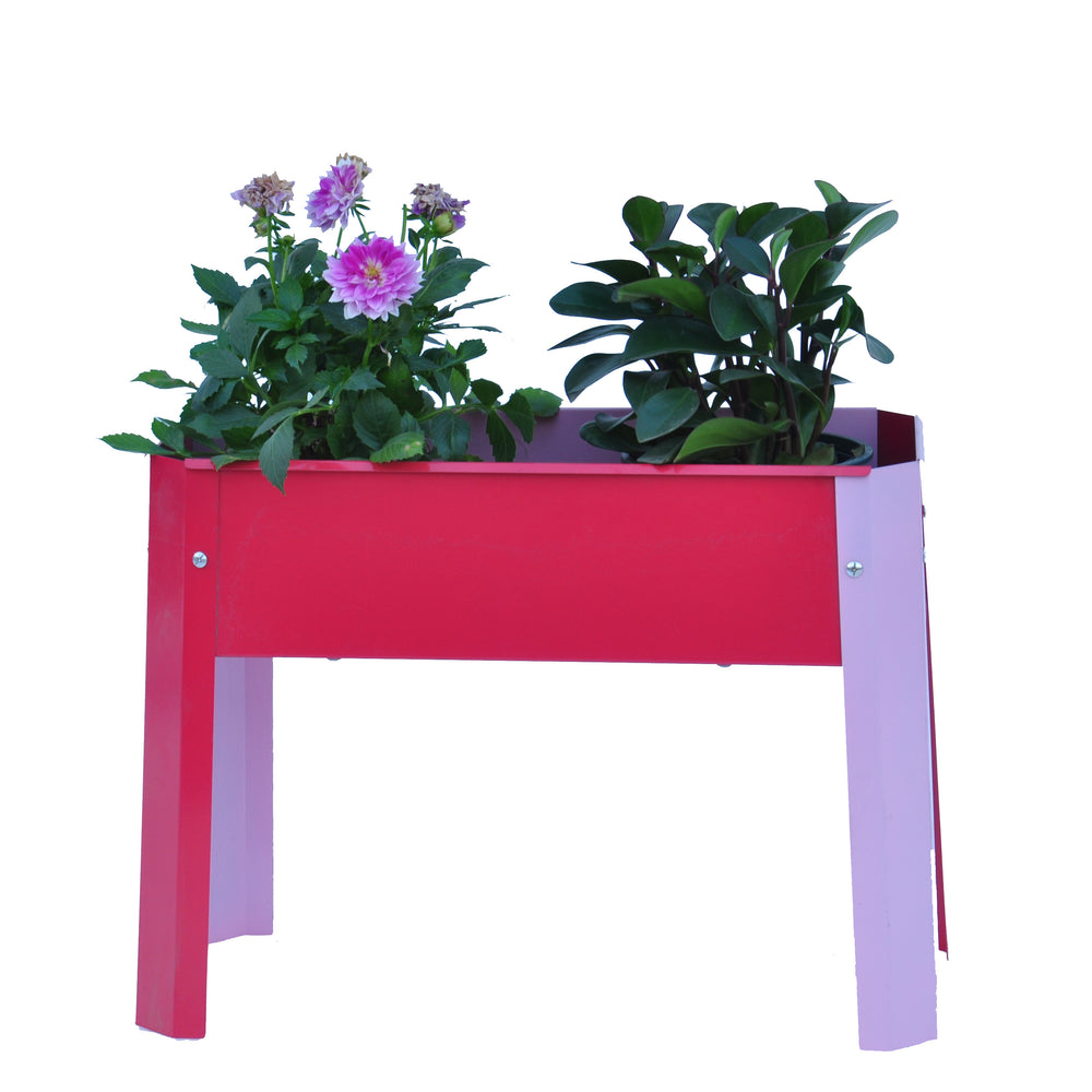 Garden Grow Box: Stylish Elevated Planter for Flowers and Veggies