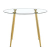 Simply Chic Gold Leg Dining Table