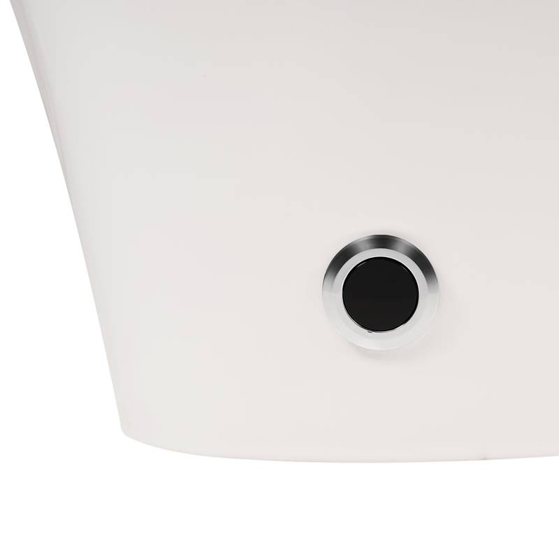 Smart Heated Toilet with Foot Flush and Night Light