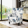 Chic Vintage Print Club Chair