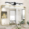 Sleek Frosted Glass Vanity Light