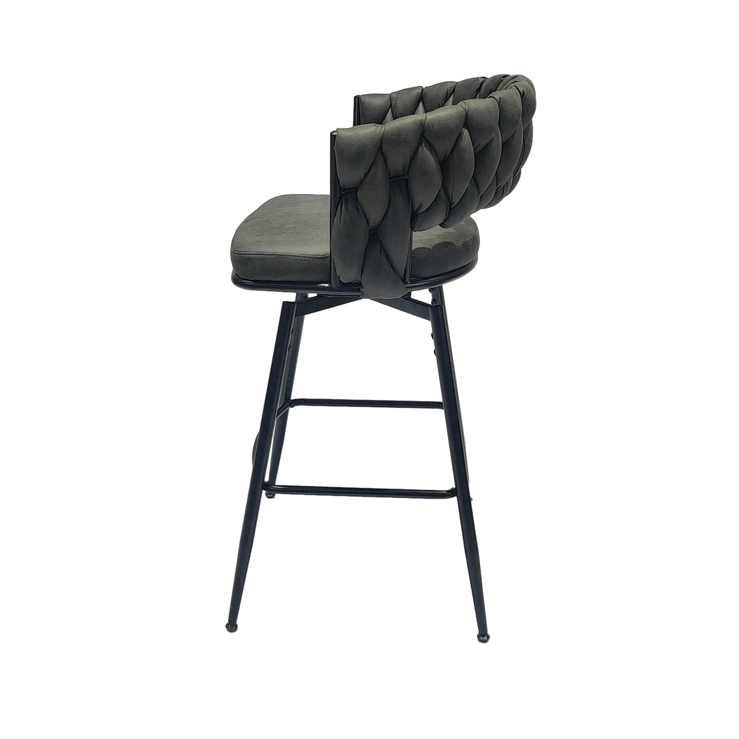 Chic Tan Swivel Bar Stool Set