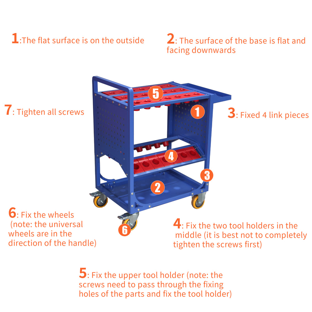 CNC Tool Trolley - Your Go-To Tool Organizer!