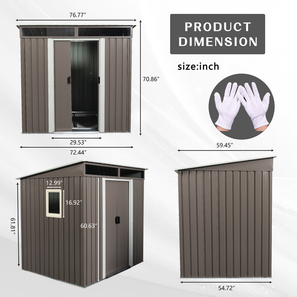 Sunny View Outdoor Storage Shed