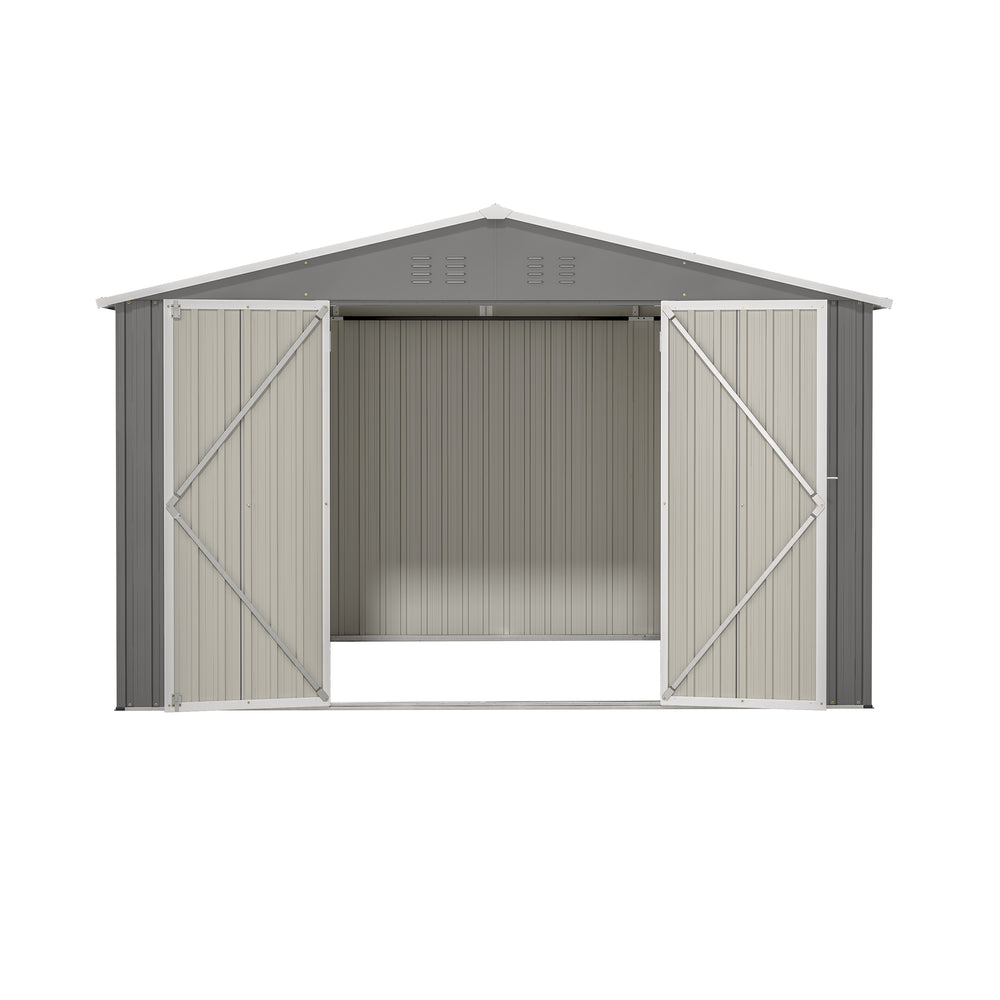 All-Weather Metal Storage Shed for Garden & Patio – Lockable & Durable