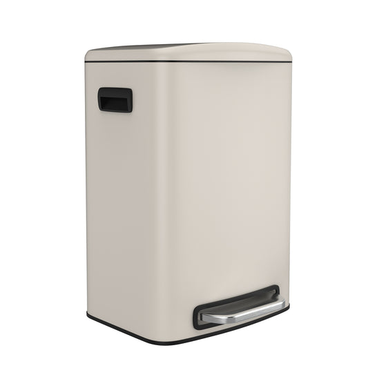 Sleek Soft-Close Kitchen Trash Can with Foot Pedal and Bags