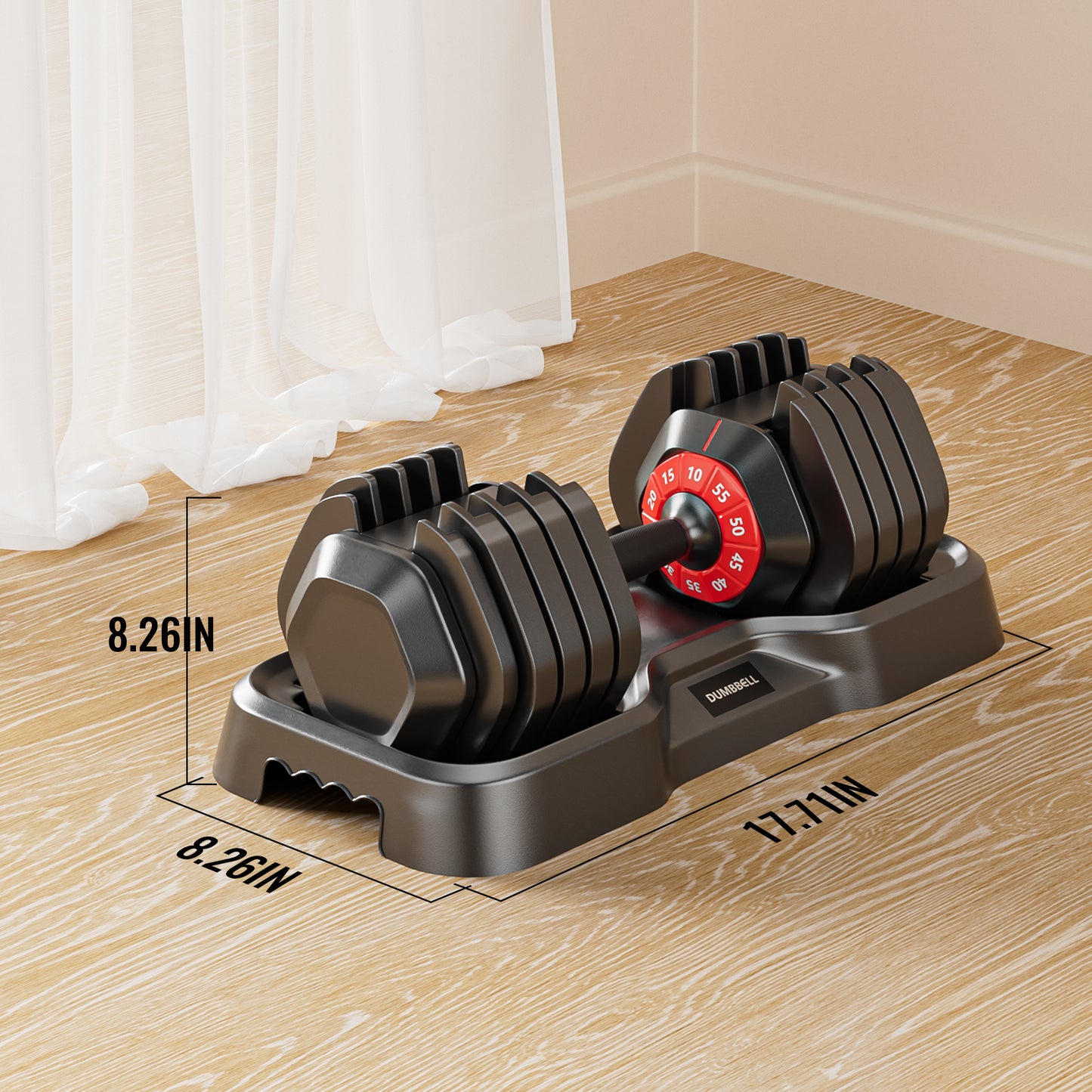 FlexFit Adjustable Dumbbell Set