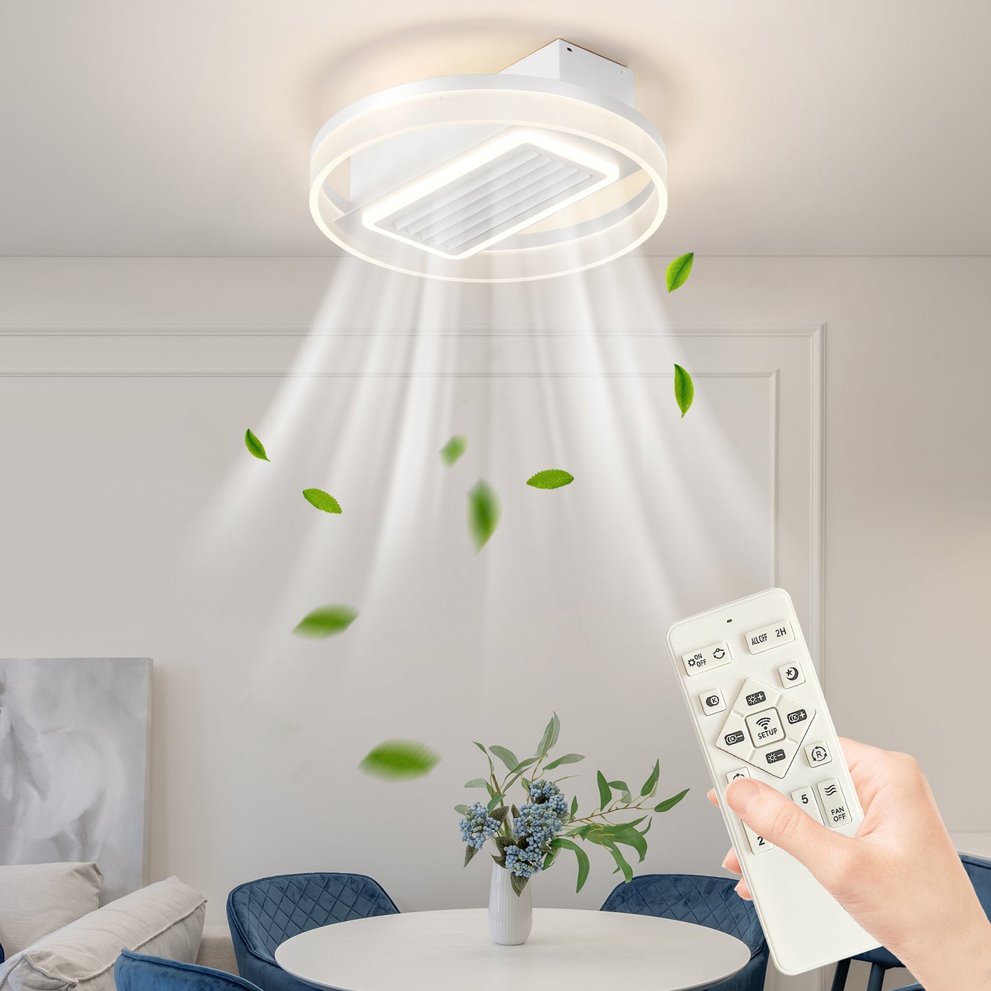 Chill & Glow Bladeless Fan Lamp