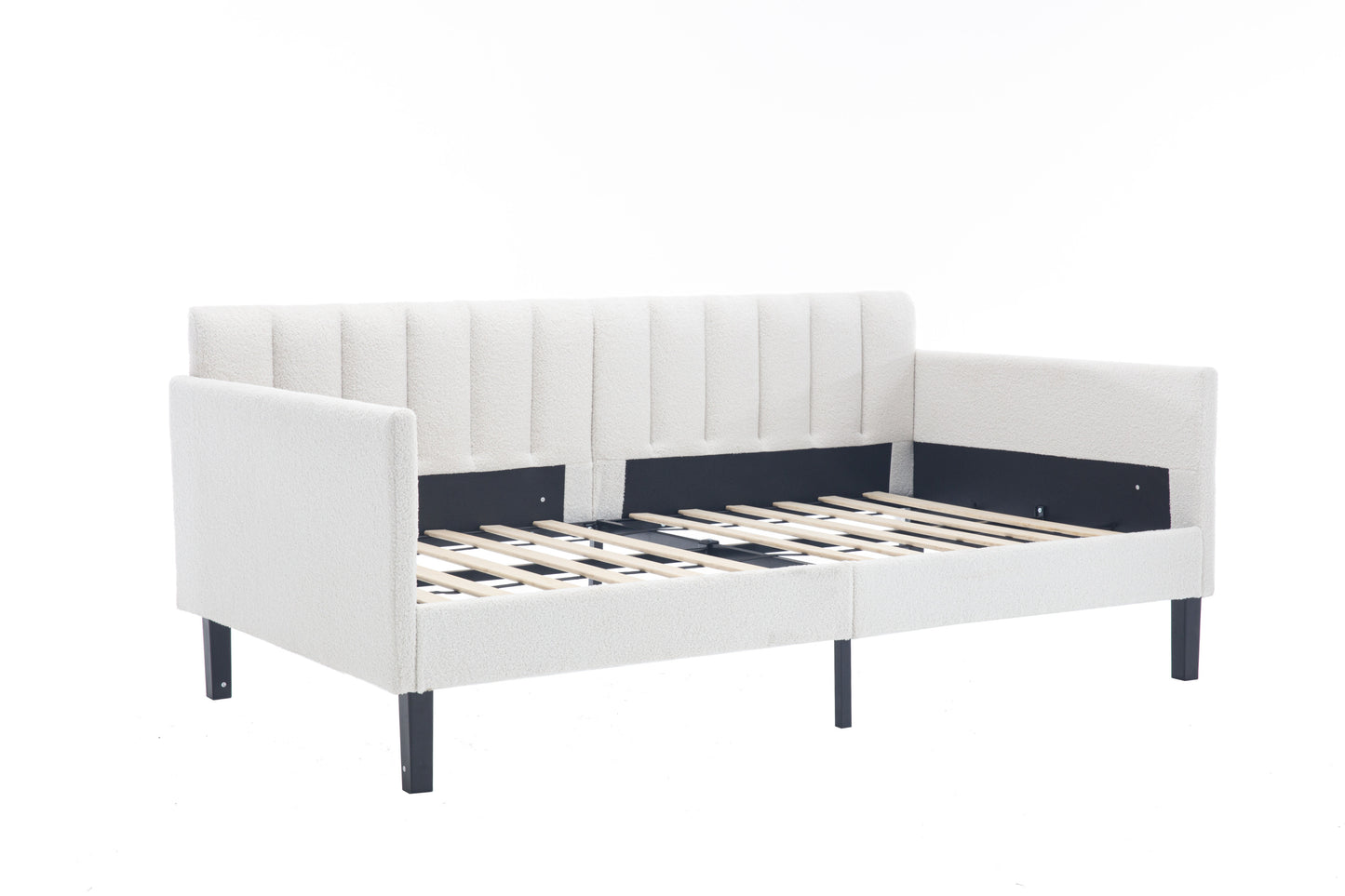 Elena Luxe Boucle Twin Daybed – Cozy Elegance with Tufted Charm