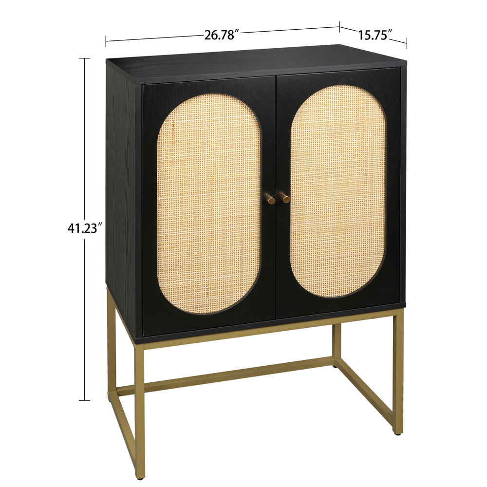 Rattan Charm High Cabinet