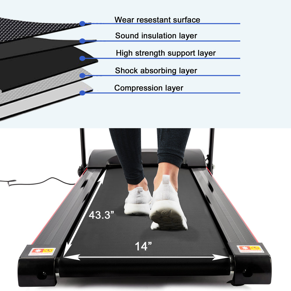 Foldable Smart Treadmill for Home Fitness