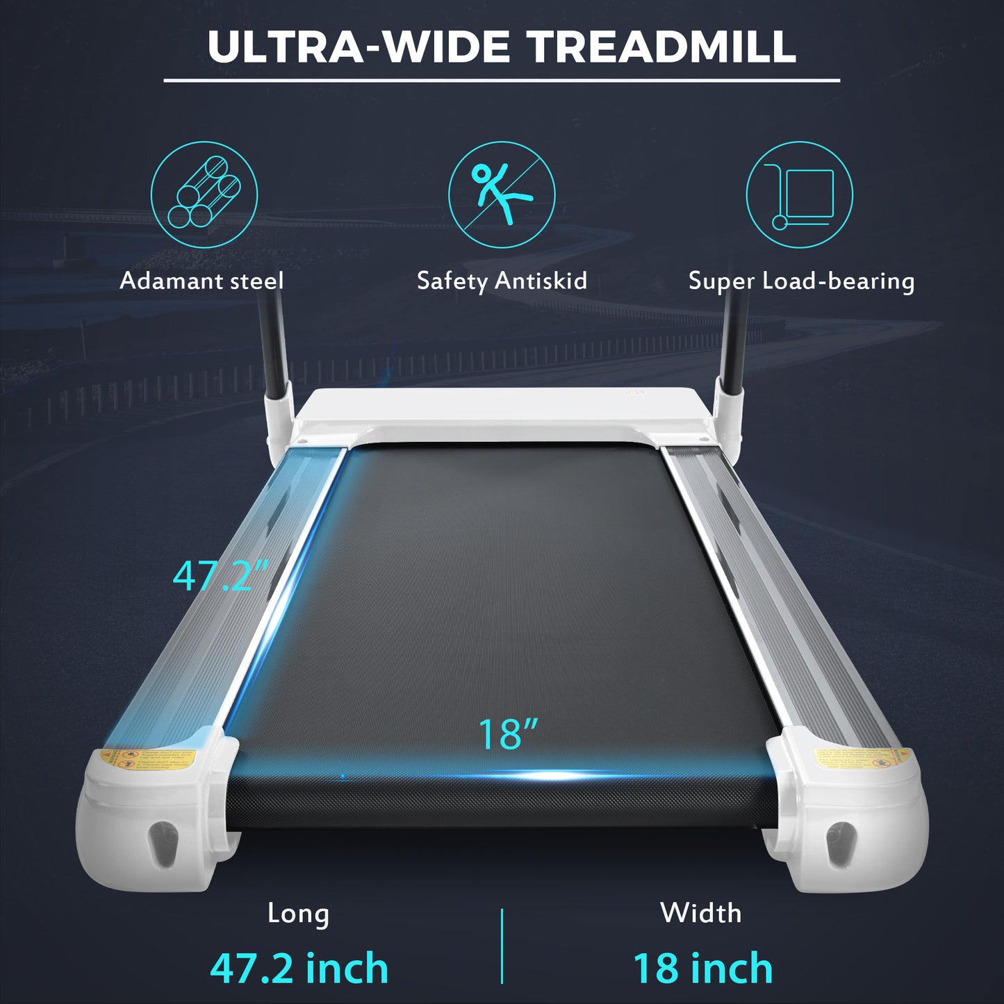 FitFold Treadmill: Your Personal Home Fitness Buddy with Bluetooth!