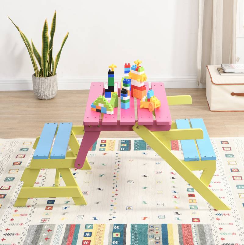 All-in-One Kids' Chair and Table Set