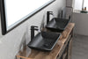 Sleek Black Vessel Sink Set