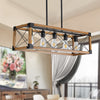 Rustic Charm Five-Bulb Chandelier