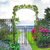 Elegant Garden Arch with Gate - Perfect for Climbing Vines and Weddings