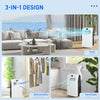 Cool Comfort Portable AC with Dehumidifier & Fan