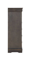 Elegant Dark Gray Louis Philippe Chest