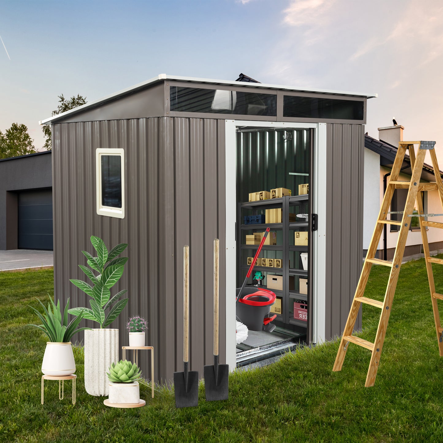 Sunny View Outdoor Storage Shed