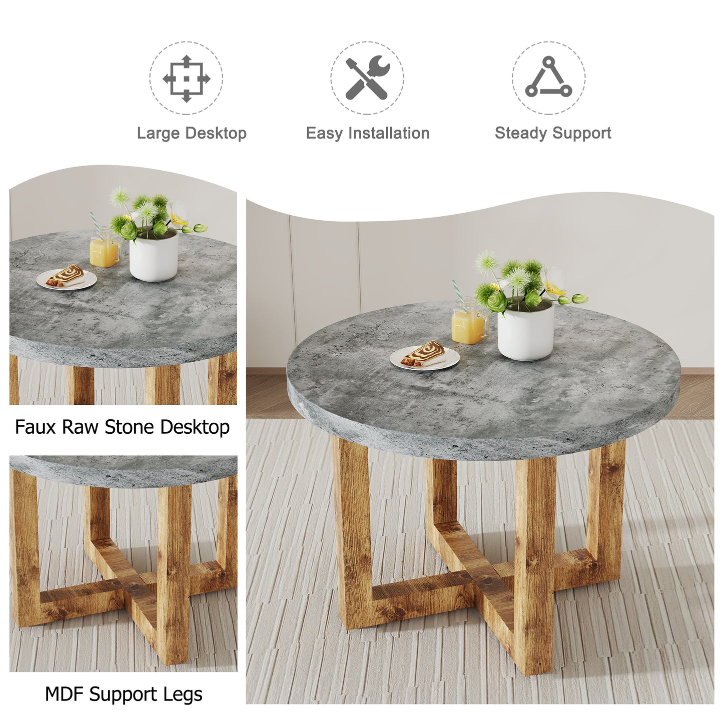 Chic Circle Dining Table