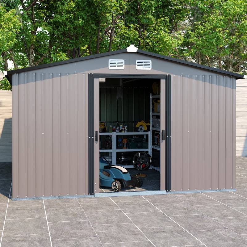 Garden Guardian Metal Shed