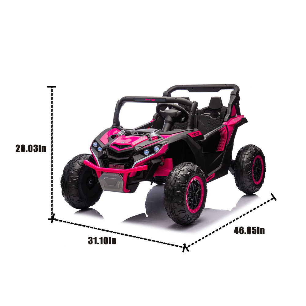 Adventure Duo Ride-On UTV for Kids with Remote Control and Fun Features