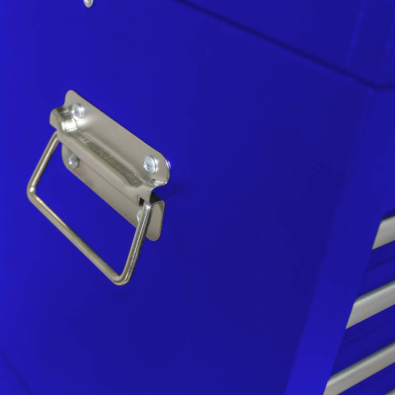 Blue Rolling Tool Chest with 6 Drawers