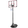 Adjustable Portable Basketball Hoop with Wheels