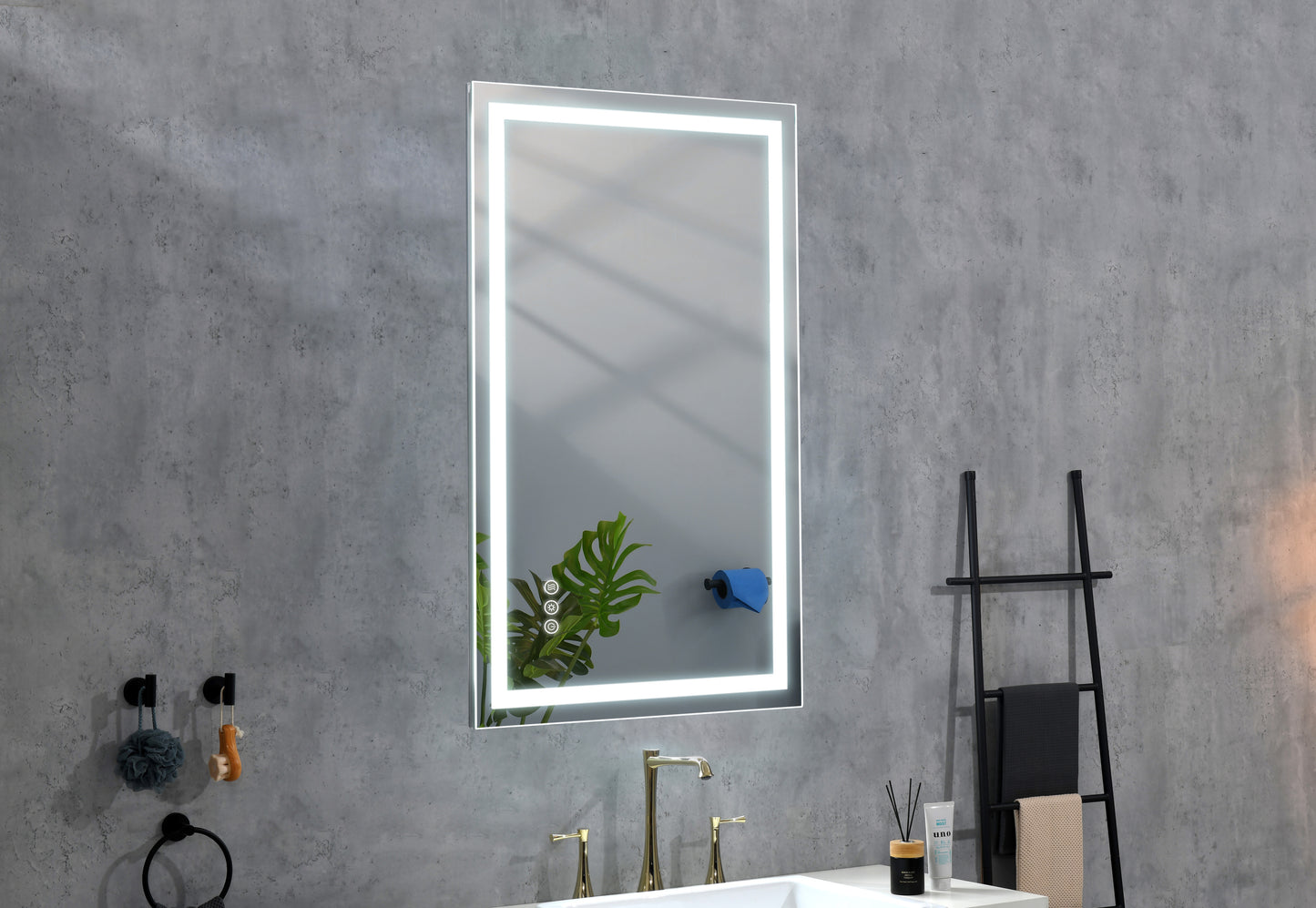 Bright & Clear Anti-Fog Wall Mirror