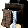 Versatile Black Garment Rack & Storage Stand