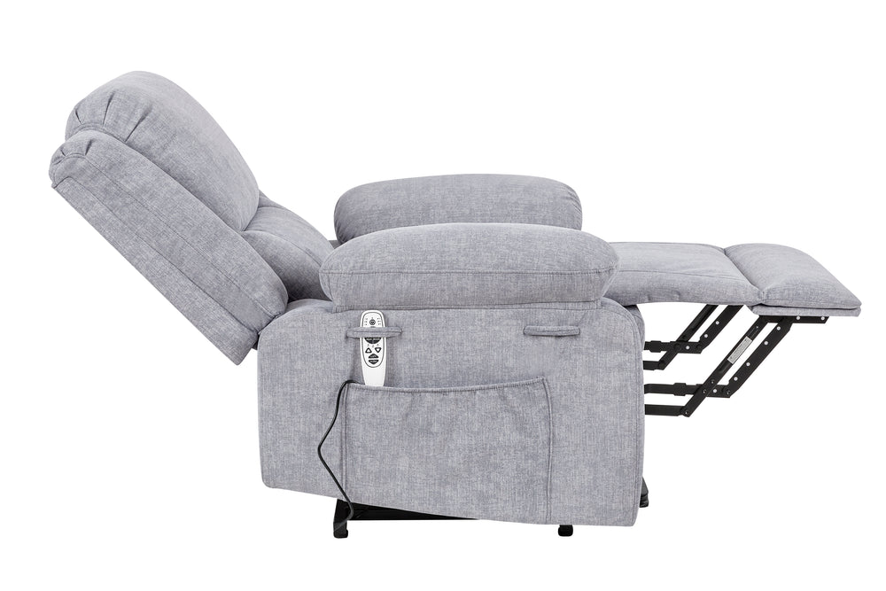 Cozy Lift Massage Recliner for Seniors with Heated Comfort and Remote Control