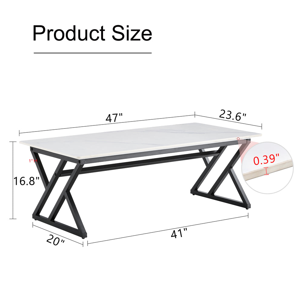 Rock & Steel Coffee Table