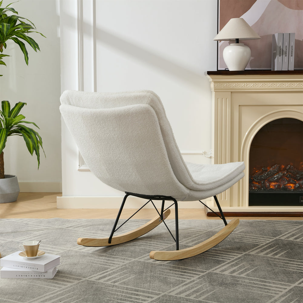 Cozy Rocker Lounge Chair - Stylish & Relaxing for Any Space