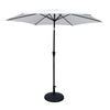 Creme Outdoor Patio Umbrella with Easy Tilt and Crank