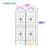 Garden Climbing Trellis Duo - Rustproof Support for Flowers and Vines