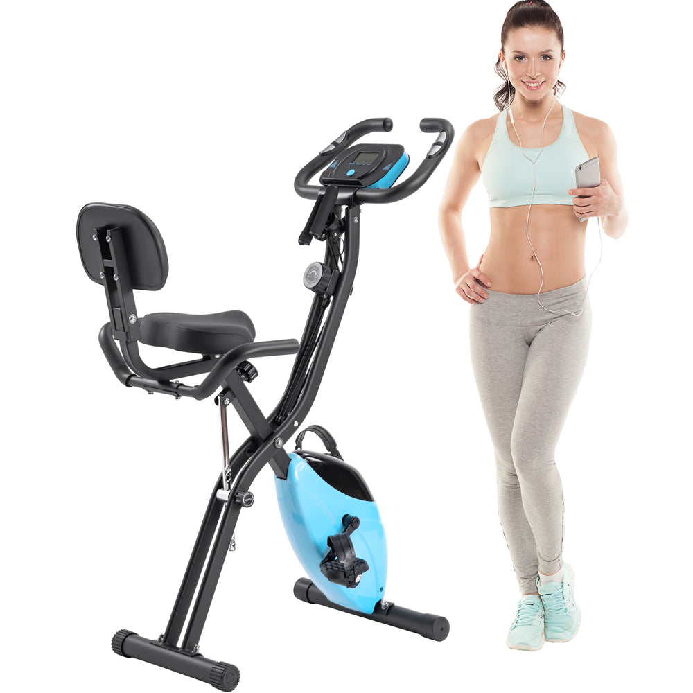 FitFold X-Bike: Two-in-One Workout with Adjustable Resistance