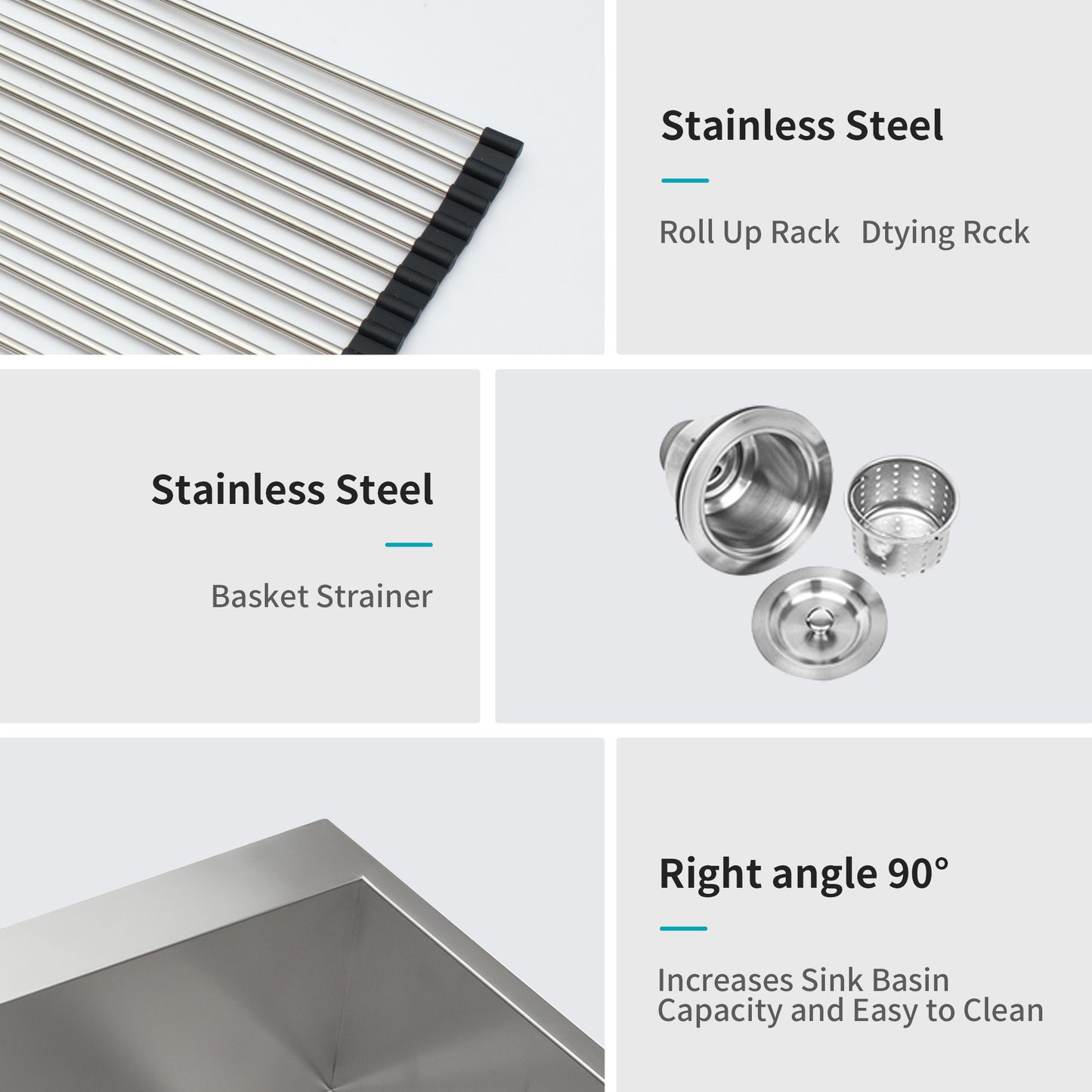 Sleek Drop-In Stainless Steel Kitchen Sink