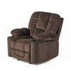 Cozy Chocolate Recliner with Cup Holders