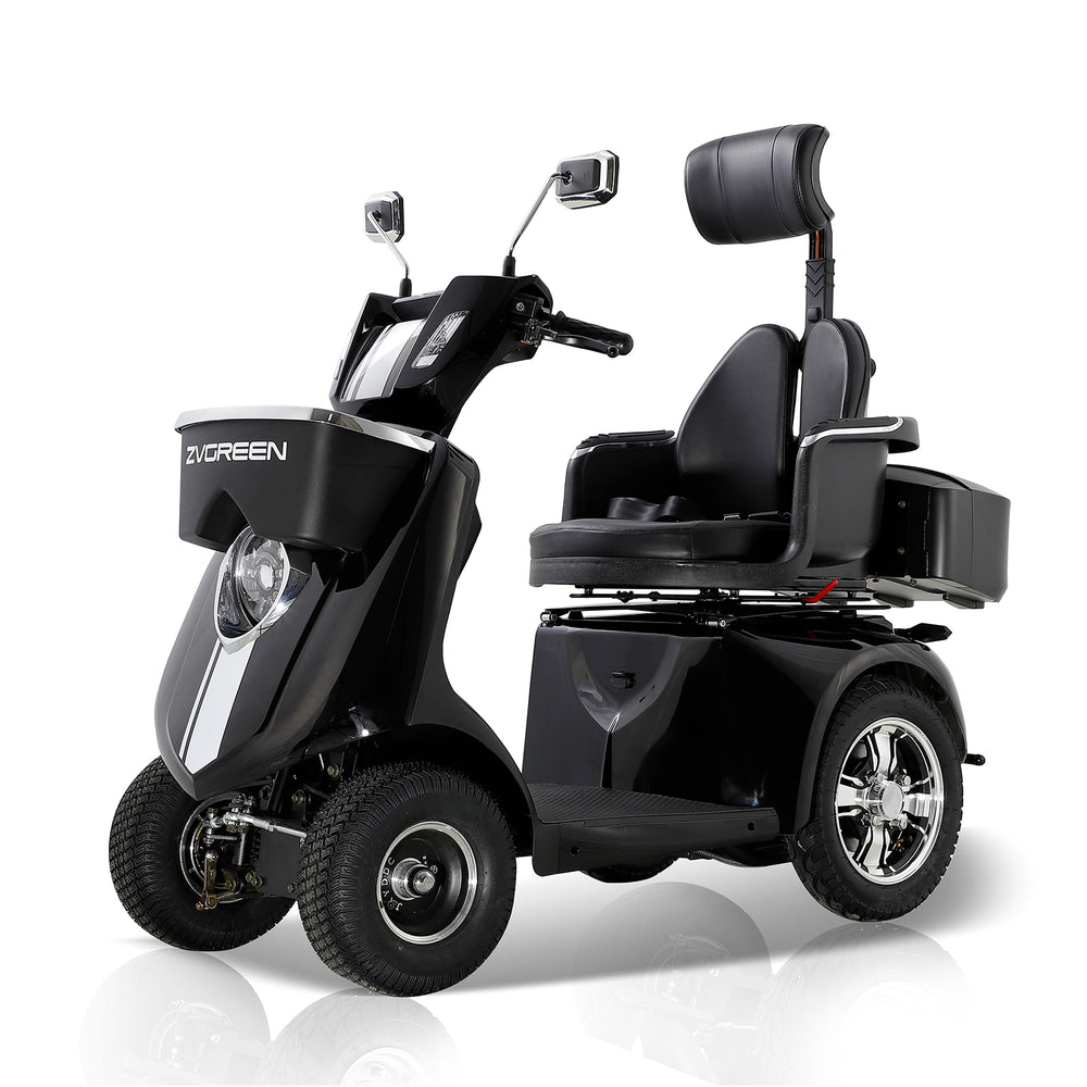 Quick Ride 4-Wheel Scooter for Adults & Seniors - Red