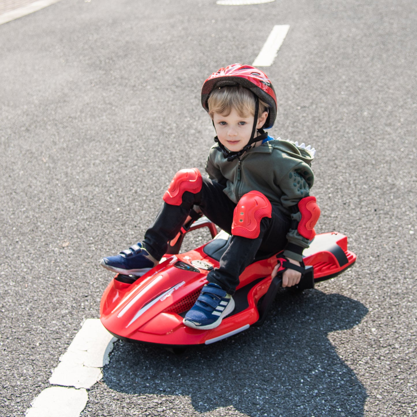 Adventure Electric Scooter for Kids with Safety Gear