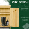 Outsunny Outdoor Storage Shed - Stylish Tool & Accessory Organizer