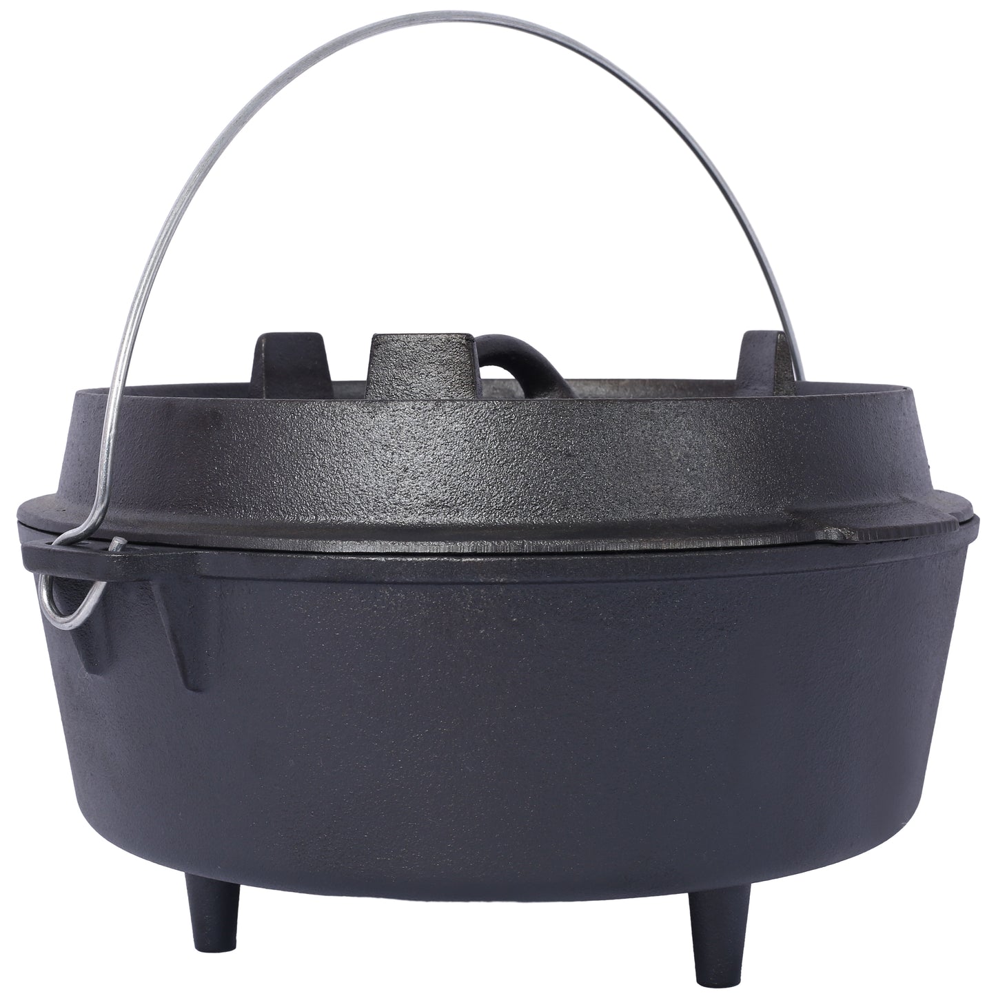 Versatile Camping Dutch Oven with Skillet Lid