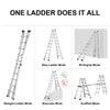 Versatile Wheels-Up Ladder