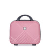 Pink Pop Luggage Duo: Lightweight Suitcases with Spinner Wheels